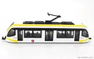 TRAM  CITY TRAM AUTOBUS  WHITE YELLOW BLACK