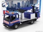 MAN  TRUCK GRU CRANE ELEVATOR CON PIATTAFORMA CESTELLO 2-ASSI 2010  BLUE SILVER