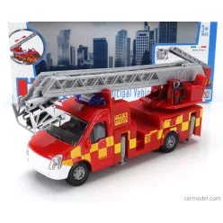   MERCEDES BENZ  SPRINTER GRU CRANE ELEVATOR CON PIATTAFORMA CESTELLO RESCUE FIRE ENGINE 2010  RED YELLOW