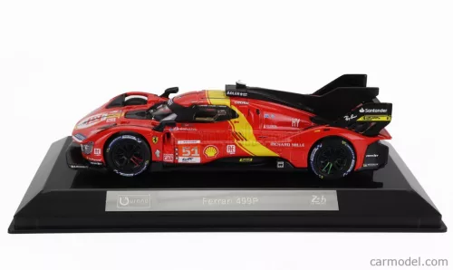 FERRARI  499P 3.0L TURBO V6 TEAM FERRARI AF CORSE N 51 WINNER 24h LE MANS 2023 ALESSANDRO PIER GUIDI - JAMES CALADO - ANTONIO GIOVINAZZI  RED YELLOW BLACK