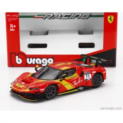   FERRARI  296 GT3 3.0L TWIN TURBO V6 N 71 RACING 2023  RED YELLOW