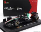 ALFA ROMEO  F1  C43 TEAM STAKE N 24 MONZA ITALY GP 2023 GUANYU ZHOU - WITH PILOT AND SHOWCASE  BLACK RED WHITE GREEN