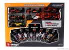McLAREN  SET F1  7X F1  MCL36 TEAM MCLAREN N 4 2022 + 2X N 3 DANIEL RICCIARDO - MCL60 N 4 2023 LANDO NORRIS + N 81 OSCAR PIASTRI - MCL38 N 4 4th MONACO GP 2024 LANDO NORRIS + N 81 OSCAR PIASTRI  ORANGE BLACK