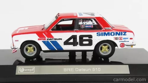 DATSUN  510 BRE N 46 RACING 1972  WHITE BLUE RED