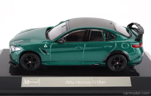 ALFA ROMEO  GIULIA GTAm 2020 - WITH HARD SHOWCASE - EXCLUSIVE CARMODEL  M O N T R E A L GREEN MET