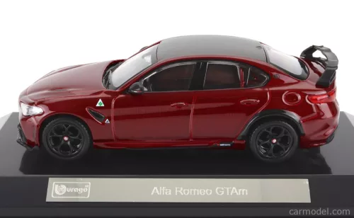 ALFA ROMEO  GIULIA GTAm 2020 - WITH HARD SHOWCASE - EXCLUSIVE CARMODEL  ROSSO GTA - RED MET