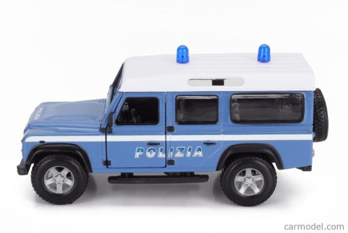 LAND ROVER  DEFENDER 110 STATION WAGON POLIZIA 1995  LIGHT BLUE WHITE