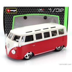 VOLKSWAGEN  T1 SAMBA MINIBUS CUSTOM 1967  RED WHITE