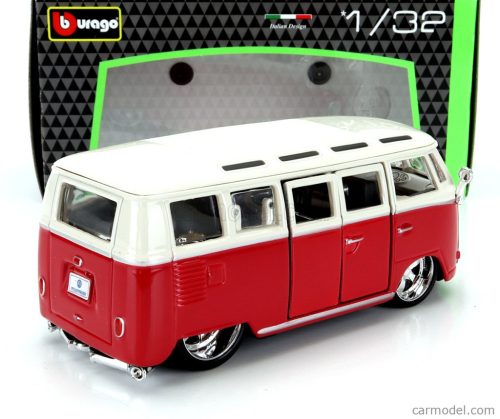 VOLKSWAGEN  T1 SAMBA MINIBUS CUSTOM 1967  RED WHITE