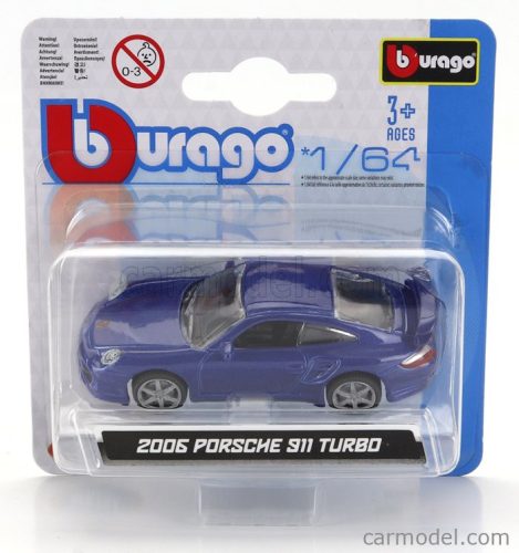 PORSCHE  911 997 TURBO COUPE 2006  BLUE