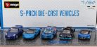 PORSCHE  911 TURBO - LAMBORGHINI CENTENARIO - RENAULT ALPINE A110 - BUGATTI VEYRON 16.4 - CHIRON  BLUE