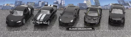 AUDI  R8 - CHEVROLET CAMARO Z/28 - LAMBORGHINI AVENTADOR - CENTENARIO - FORD USA MUSTANG  BLACK
