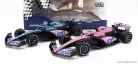 RENAULT SET 2X F1 A523 TEAM BWT ALPINE PRESS LAUNCH LIVERY N 10 PIERRE GASLY - N 31 ESTEBAN OCON 2023
