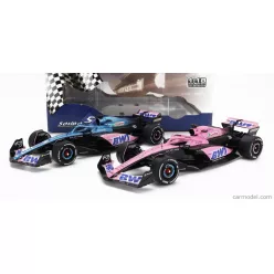   RENAULT SET 2X F1 A523 TEAM BWT ALPINE PRESS LAUNCH LIVERY N 10 PIERRE GASLY - N 31 ESTEBAN OCON 2023