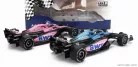 RENAULT SET 2X F1 A523 TEAM BWT ALPINE PRESS LAUNCH LIVERY N 10 PIERRE GASLY - N 31 ESTEBAN OCON 2023