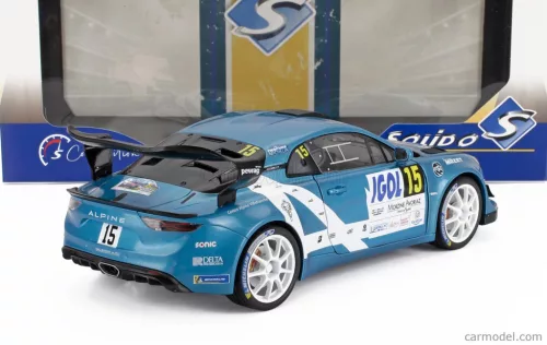 RENAULT  ALPIUNE A110 RGT N 15 RALLY MONT BLANC 2024 RAPHAEL ASTIER - DENIS GIRAUDET  BLUE WHITE