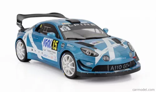RENAULT  ALPIUNE A110 RGT N 15 RALLY MONT BLANC 2024 RAPHAEL ASTIER - DENIS GIRAUDET  BLUE WHITE