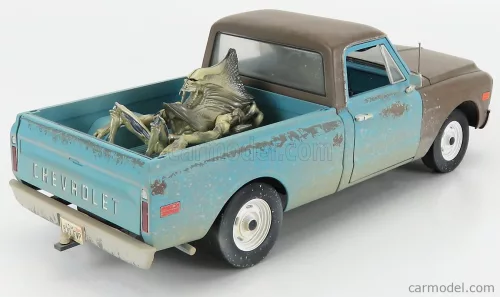 CHEVROLET  C-10 PICK-UP AND ALIEN FIGURE 1971 - INDEPENDENCE DAY