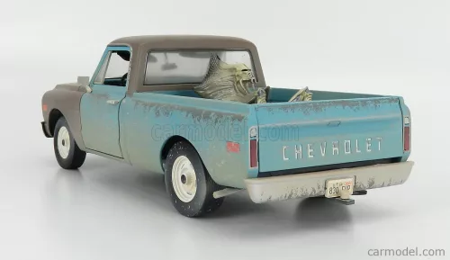 CHEVROLET  C-10 PICK-UP AND ALIEN FIGURE 1971 - INDEPENDENCE DAY