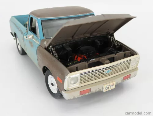 CHEVROLET  C-10 PICK-UP AND ALIEN FIGURE 1971 - INDEPENDENCE DAY