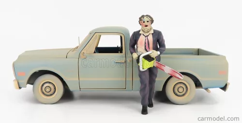 CHEVROLET  C-10 PICK-UP THE TEXAS CHAINSAW MASSACRE 1971 WITH LEATHERFACE FIGURE