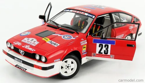 ALFA ROMEO ALFETTA GTV6 N 23 RALLY TOUR DE CORSE 1985 Y.LOUBET - J.B.VIEU