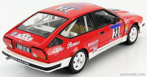 ALFA ROMEO ALFETTA GTV6 N 23 RALLY TOUR DE CORSE 1985 Y.LOUBET - J.B.VIEU
