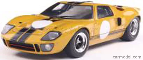 FORD USA  GT40 MKI N 0 RACING 1968  YELLOW BLACK