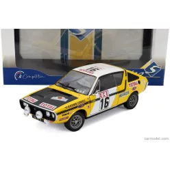   RENAULT  R17 GORDINI (night version) N 16 RALLY DU MAROC 1976 JACKY PRIVE - TILBER  YELLOW WHITE BLACK