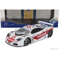   McLAREN  F-1 GTR 6.1L V12 TEAM HOLLYWOOD N 01 WINNER 2h DE BRASILIA RACE 1996 NELSON PIQUET - JOHNNY CECOTTO  WHITE RED