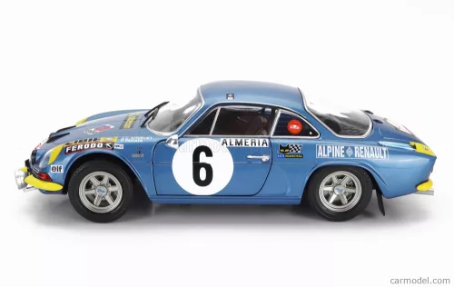 RENAULT - ALPINE A110 1600S (night version) N 6 RALLY MONTECARLO 1972 J.CANDRUET - P.PAGANI