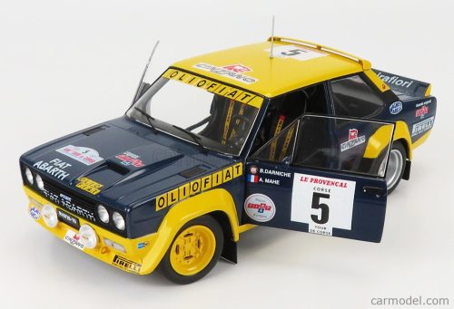FIAT 131 ABARTH N 5 WINNER RALLY TOUR DE CORSE 1977 B.DARNICHE - A.MAHE