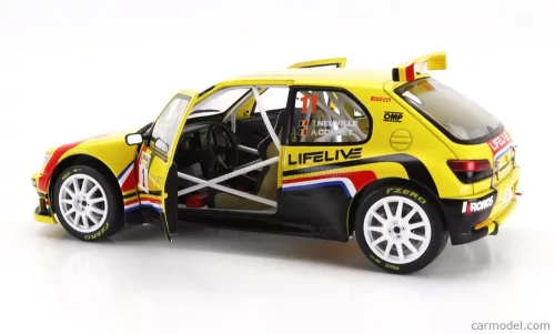 PEUGEOT  306 MAXI N 2 RALLY EIFEL FESTIVAL 2022 THIERRY NEUVILLE - A.CORNET  YELLOW BLACK RED