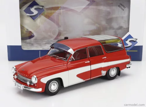 WARTBURG  312 CAMPING DELUXE SW STATION WAGON 1960  RED CREAM