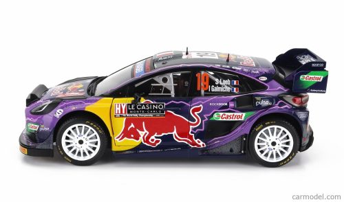 FORD ENGLAND PUMA RALLY1 RED BULL TEAM FORD WORLD RALLY M-SPORT N 19 WINNER RALLY MONTECARLO 2022 S.LOEB - I.GALMICHE