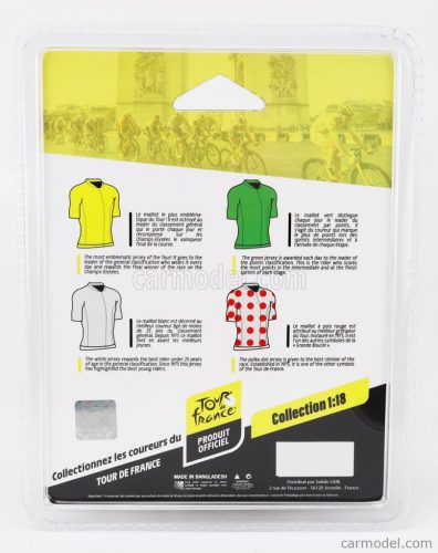 FIGURES  CICLISTA - CYCLIST - MAGLIA A POIS - POIS JERSEY - TOUR DE FRANCE 2023  WHITE RED