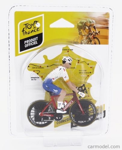 FIGURES  CICLISTA - CYCLIST - TEAM TOTAL-ENERGIES - TOUR DE FRANCE 2023  WHITE YELLOW BLUE