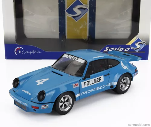 PORSCHE  911 CARRERA 3.0 RSR N 4 IROC RIVERSIDE 1974 GEORGE FOLLMER  BLUE