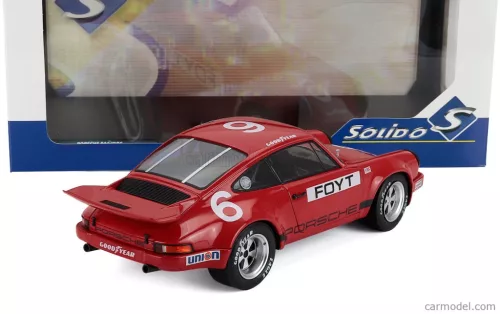 PORSCHE  911 RS 3.0 COUPE N 6 IROC DAYTONA 1974 ANTHONY JOSEPH FOYT  RED