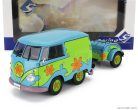 VOLKSWAGEN  T1 VAN KOOL COMBI GHOSTHUNTERS MACHINE WITH TRAILER 1950  BLUE GREEN