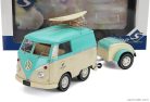 VOLKSWAGEN  T1 VAN KOOL COMBI WITH TRAILER 1950  LIGHT BLUE WHITE