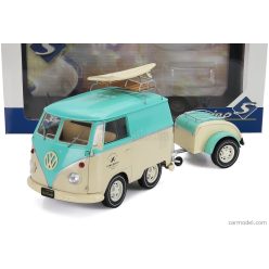   VOLKSWAGEN  T1 VAN KOOL COMBI WITH TRAILER 1950  LIGHT BLUE WHITE