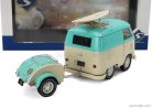 VOLKSWAGEN  T1 VAN KOOL COMBI WITH TRAILER 1950  LIGHT BLUE WHITE