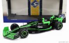 SAUBER  F1  C44 TEAM STAKE KICK PRESENTATION SEASON 2024  - N 77 VALTTERI BOTTAS - N 24 ZHOU GUANYU  GREEN BLACK