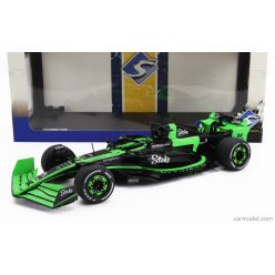   SAUBER  F1  C44 TEAM STAKE KICK PRESENTATION SEASON 2024  - N 77 VALTTERI BOTTAS - N 24 ZHOU GUANYU  GREEN BLACK