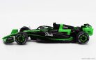 SAUBER  F1  C44 TEAM STAKE KICK PRESENTATION SEASON 2024  - N 77 VALTTERI BOTTAS - N 24 ZHOU GUANYU  GREEN BLACK