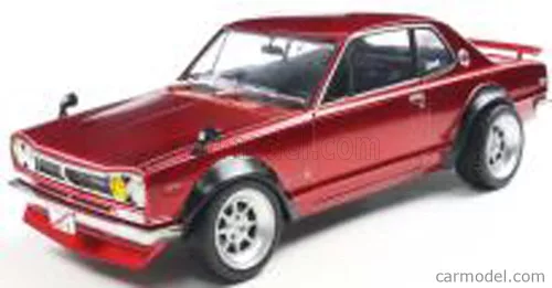 NISSAN  SKYLINE (C10) HAKOSUKA WORKS 1970  RED MET