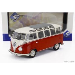 VOLKSWAGEN  T1 SAMBA MINIBUS 1962  RED WHITE