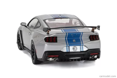 FORD USA  MUSTANG SHELBY SUPER SNAKE COUPE 2025  SILVER BLUE