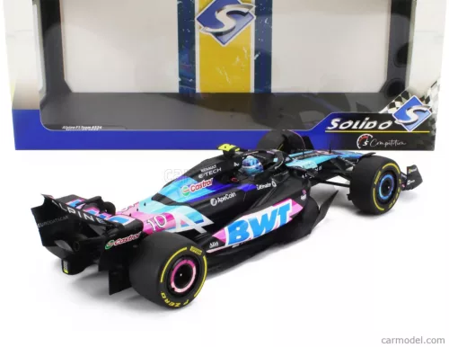 ALPINE  F1  A524 TEAM BWT ALPINE N 10 MONACO GP 2024 PIERRE GASLY  BLACK BLUE PINK